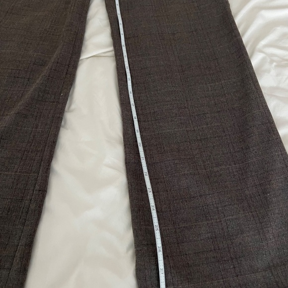 Loft Julie fit pants brown plaid size 6p petite - Picture 3 of 9